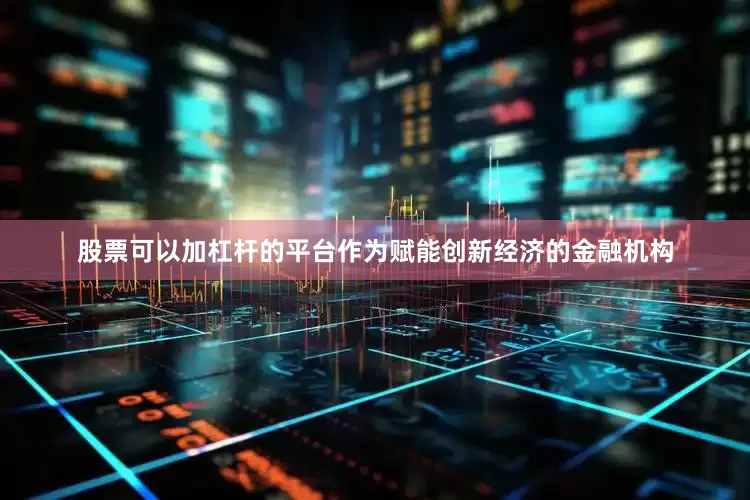 股票可以加杠杆的平台作为赋能创新经济的金融机构